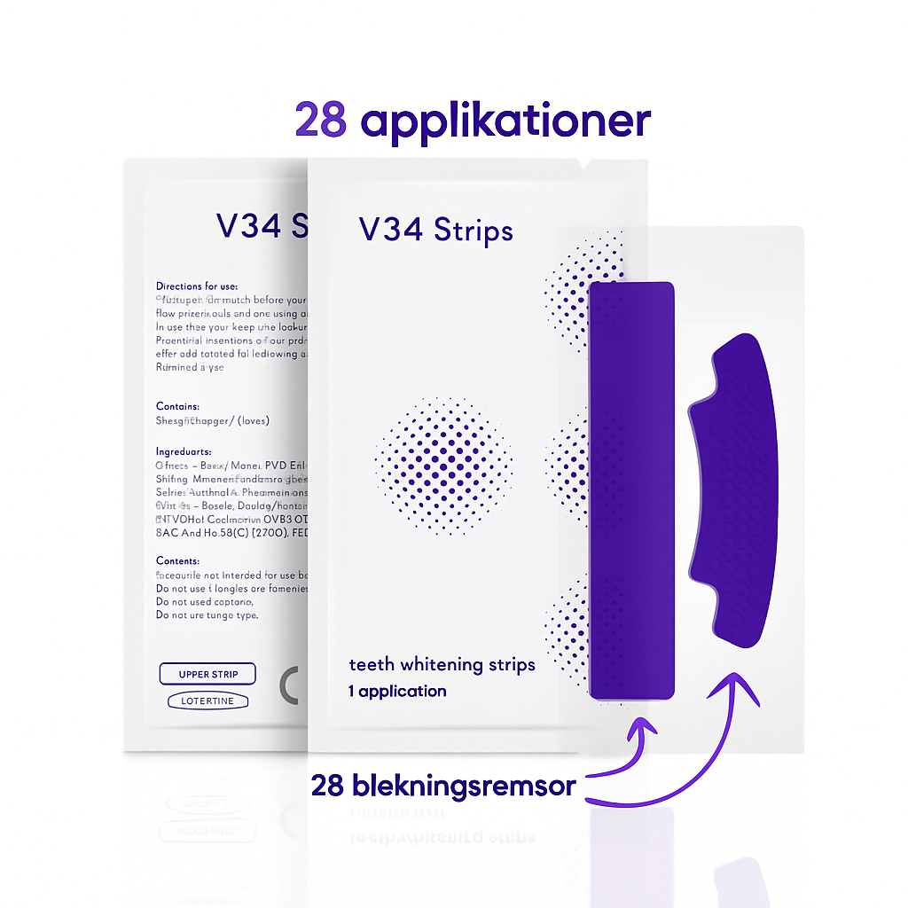 V34 Whitening Strips